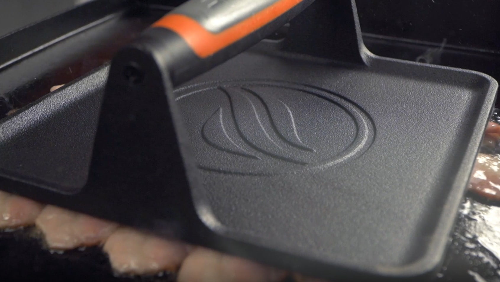 Cast Iron Griddle Press with Signature Handle