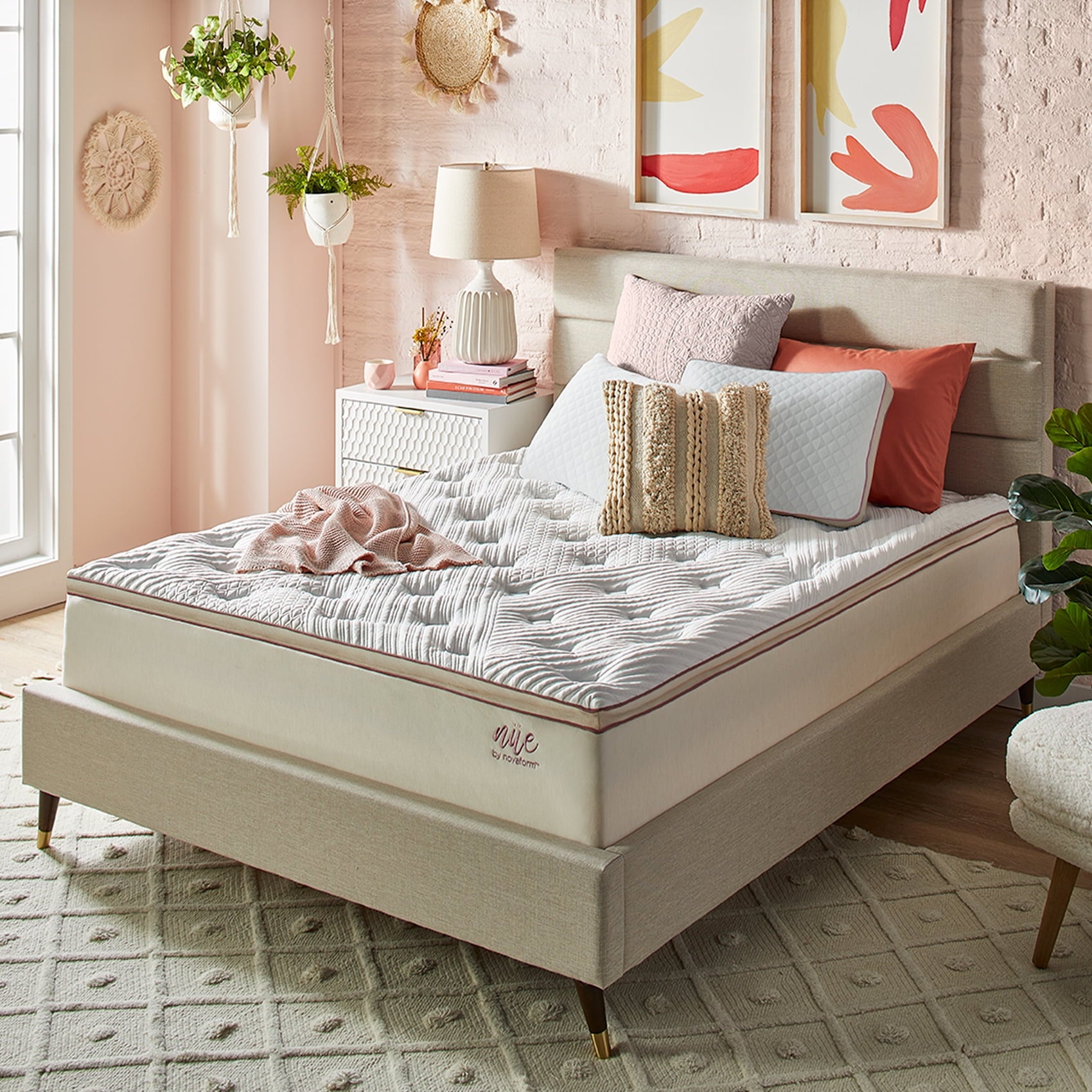 by Novaform Plush Pillowtop 12 Gel Memory Foam Mattress. Twin