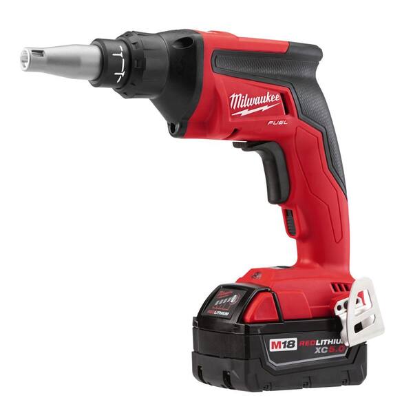 M18 FUEL 18V Lithium-Ion Brushless Cordless Drywall Screw Gun XC Kit with M18 Cut Out Tool