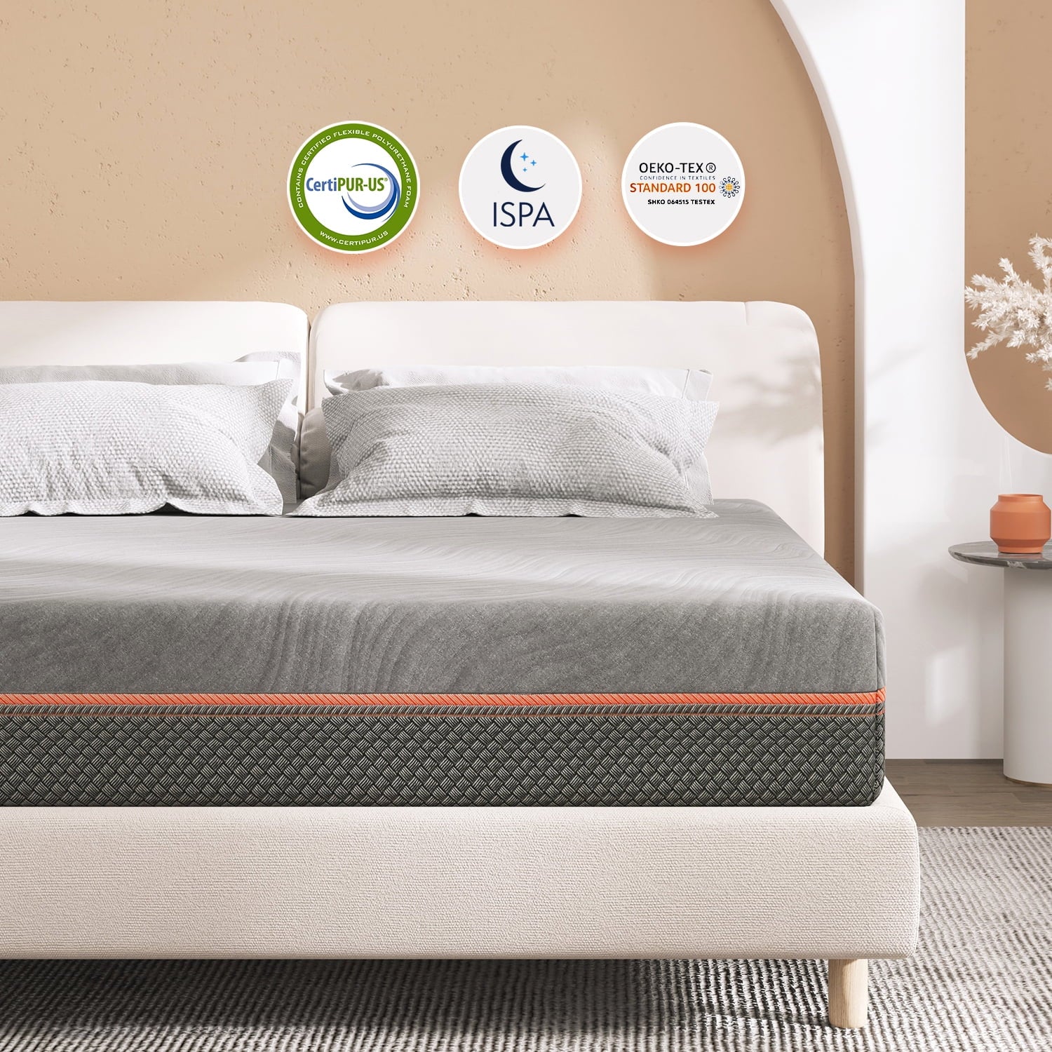 10 inch King Gel Memory Foam Mattress in a Box. King Size