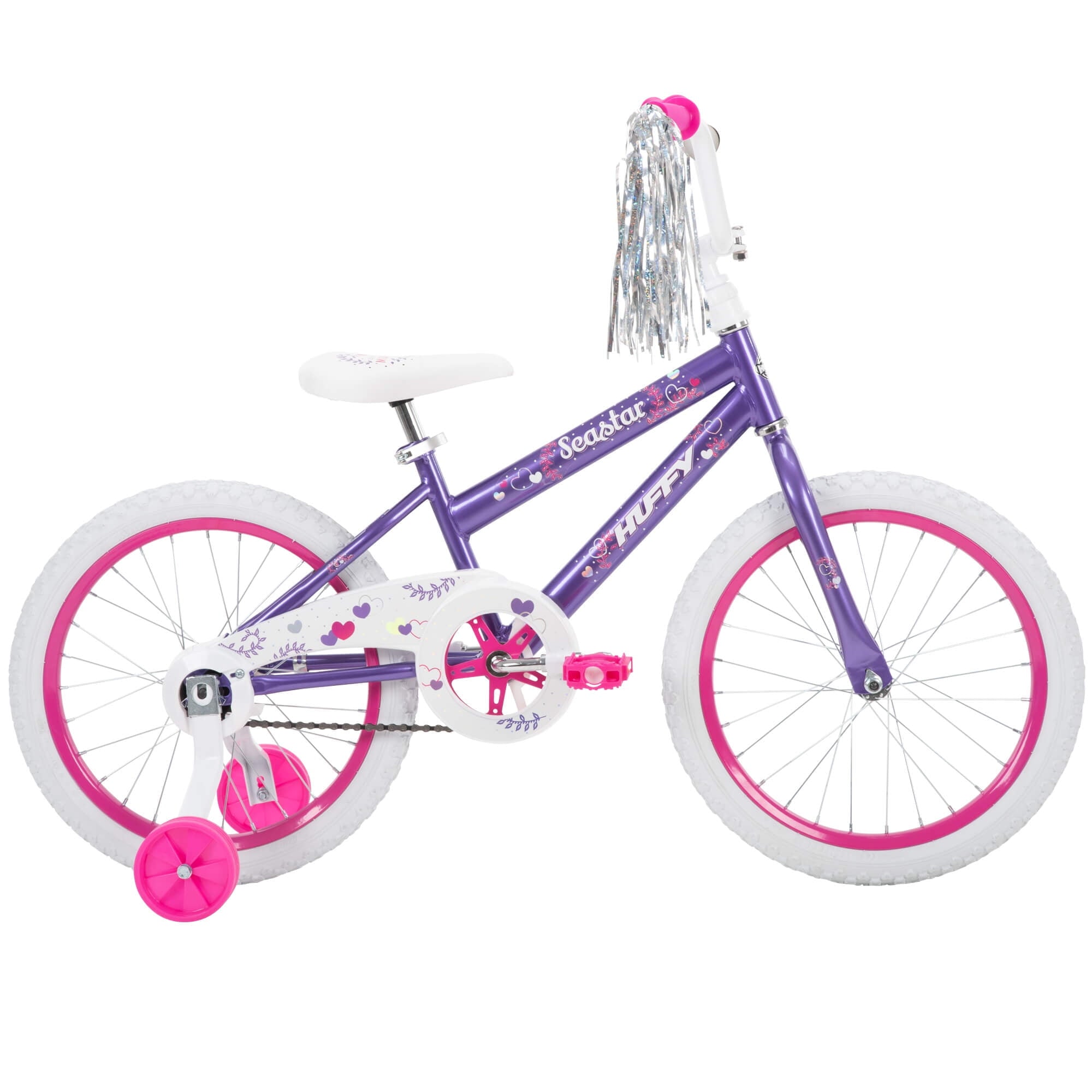 18 in. Sea Star Girl Bike. Metallic Purple