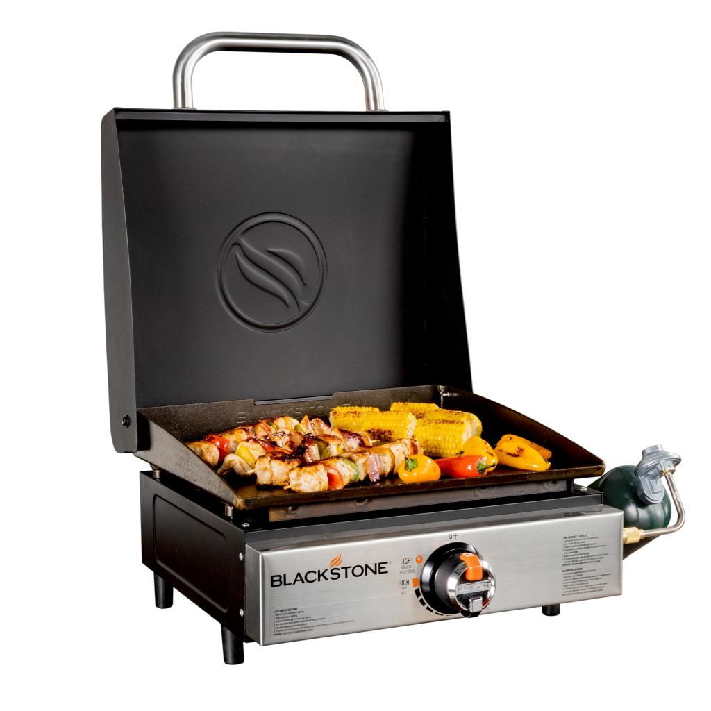 Single Burner 17 Griddle with Hood Propane