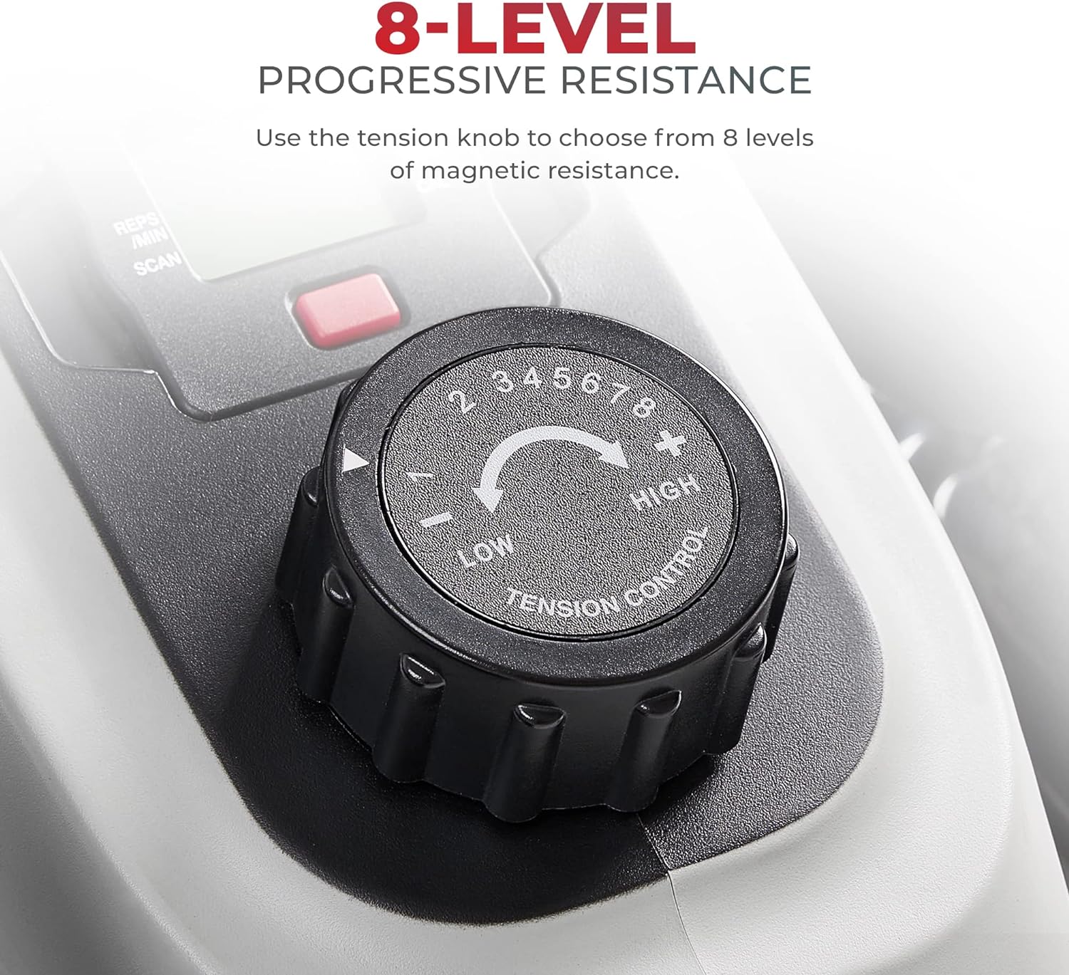 Sunny Health & Fitness Fully Assembled Magnetic Under Desk Elliptical Peddler