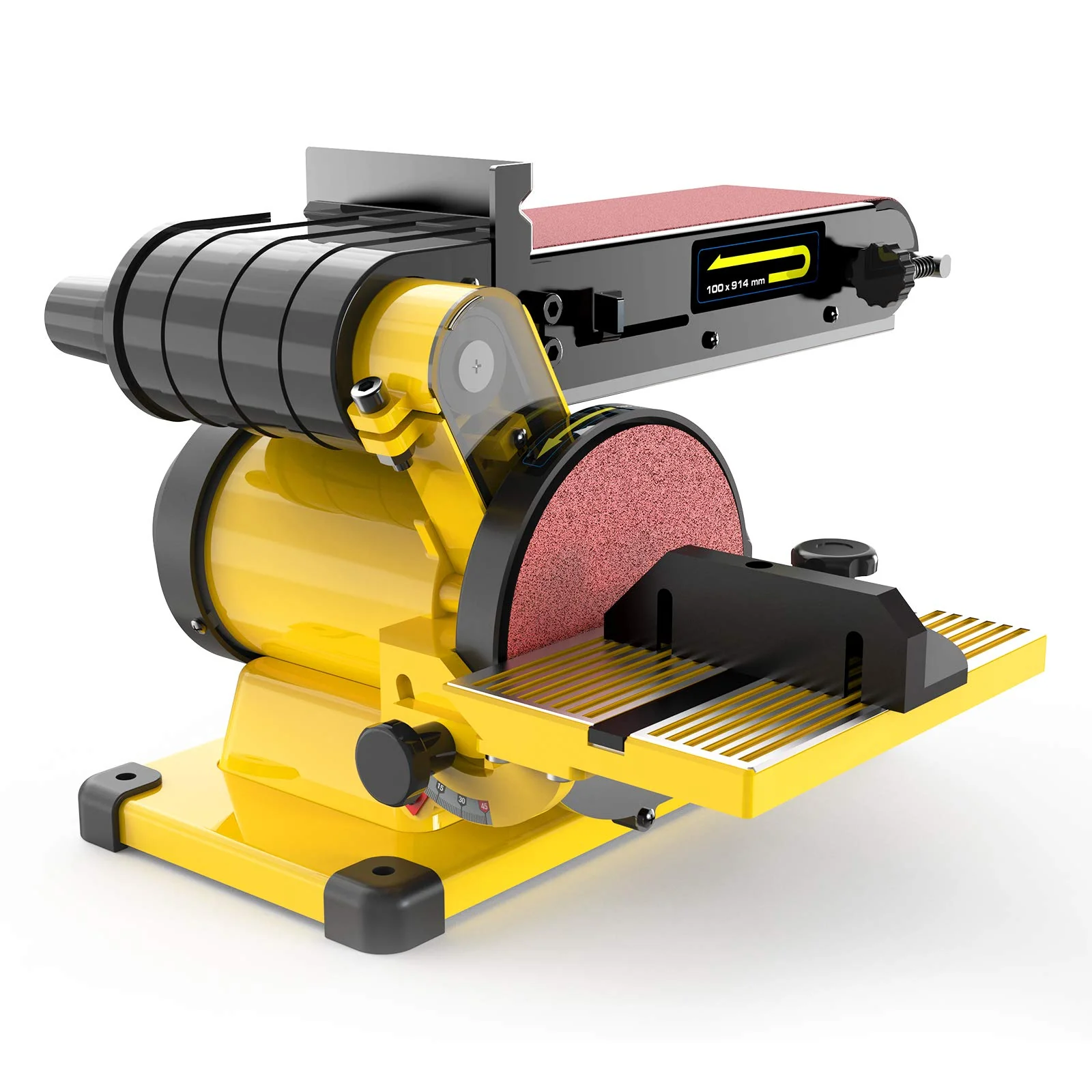 Woodskil 4.3A Belt Sander. 4 x 36 in. Belt & 6 in. Disc Sander