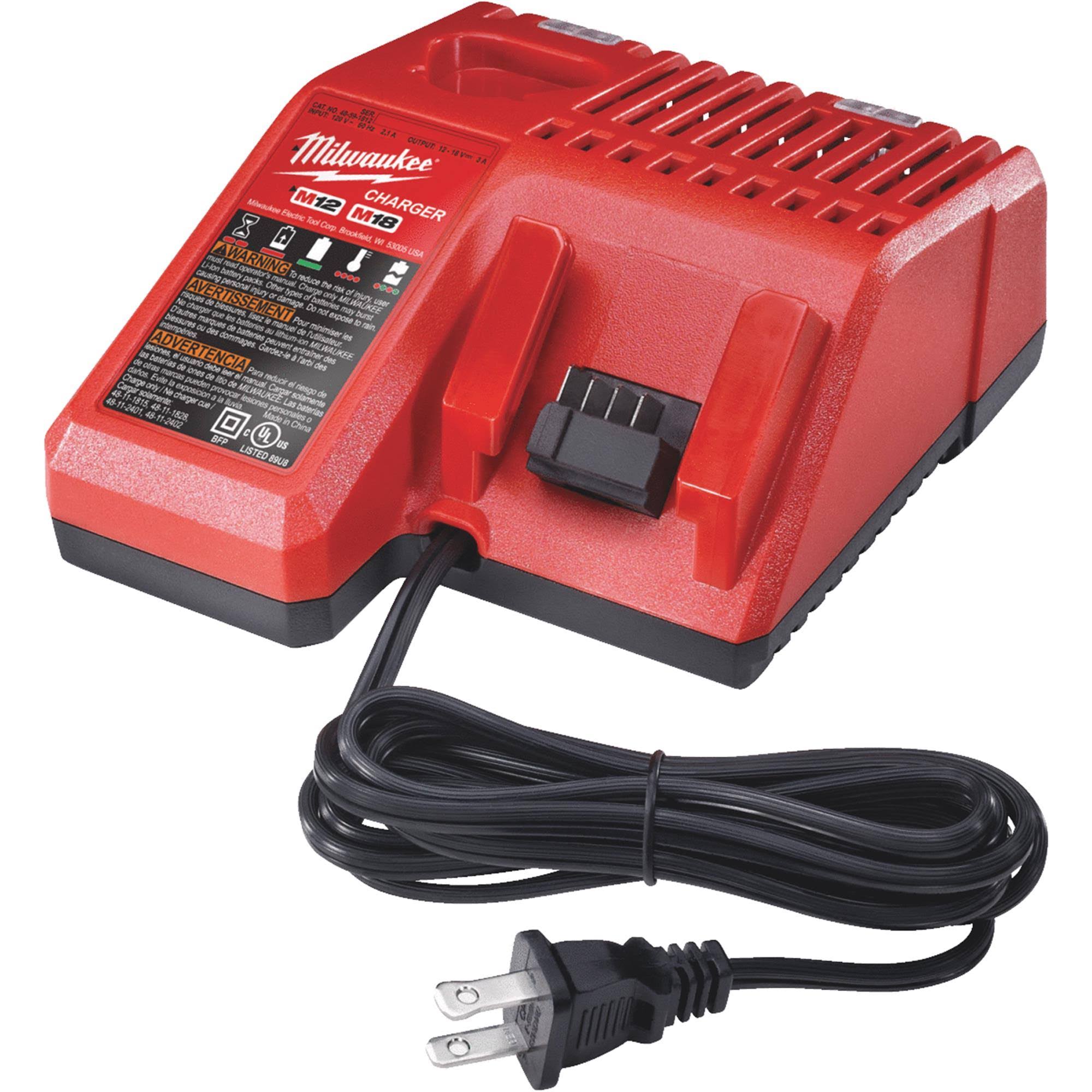 Milwaukee 48-59-1812 M12 M18 Charger