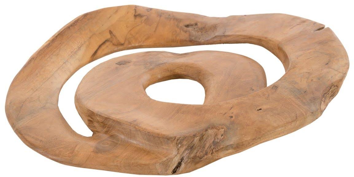 Phillips Collection Swirl Wall Tile, Teak Wood, Assorted