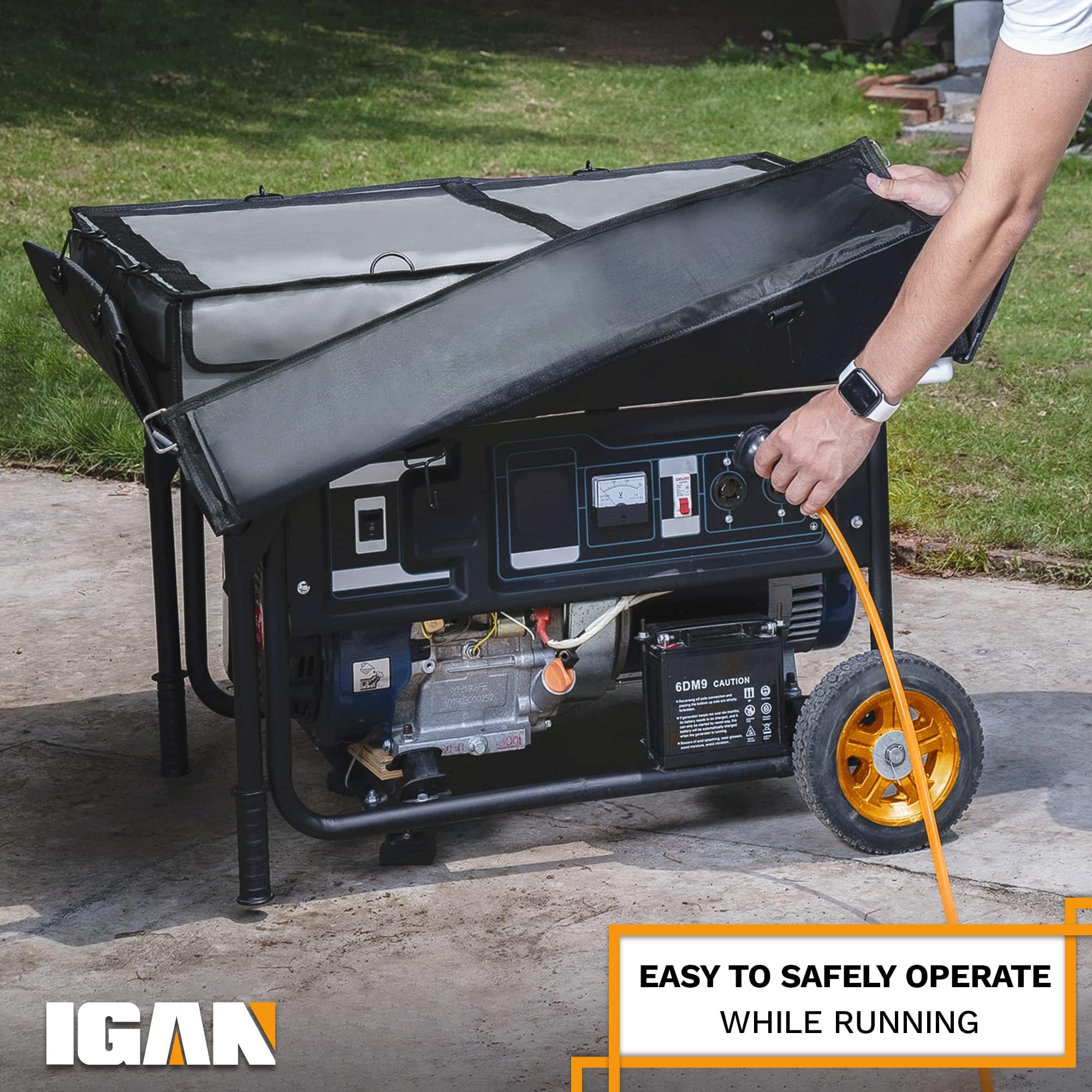 IGAN Waterproof Generator Covers While Running