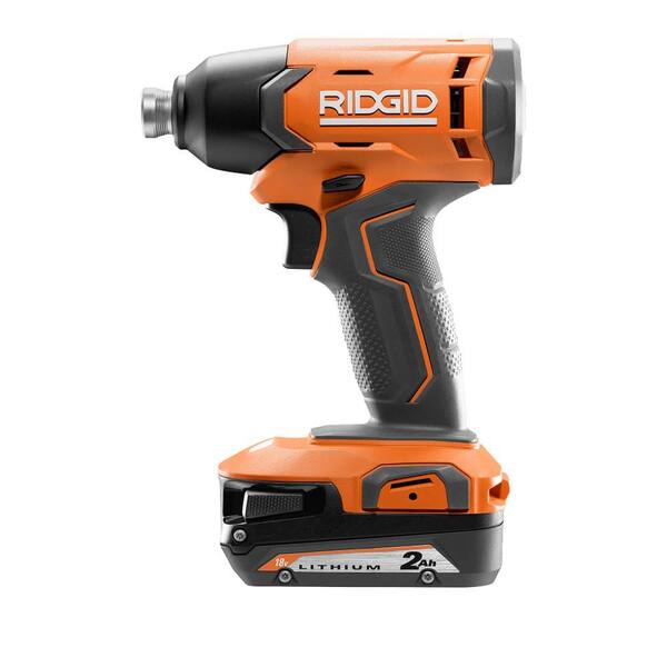 18V Cordless 2-Tool Combo Kit with 1/2 in. Drill/Driver. 1/4 in. Impact Driver. (2) 2.0 Ah Batteries. Charger. and Bag