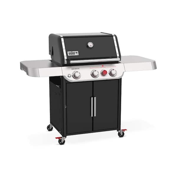 Genesis E-325s 3-Burner Propane Gas Grill in Black with Built-In Thermometer