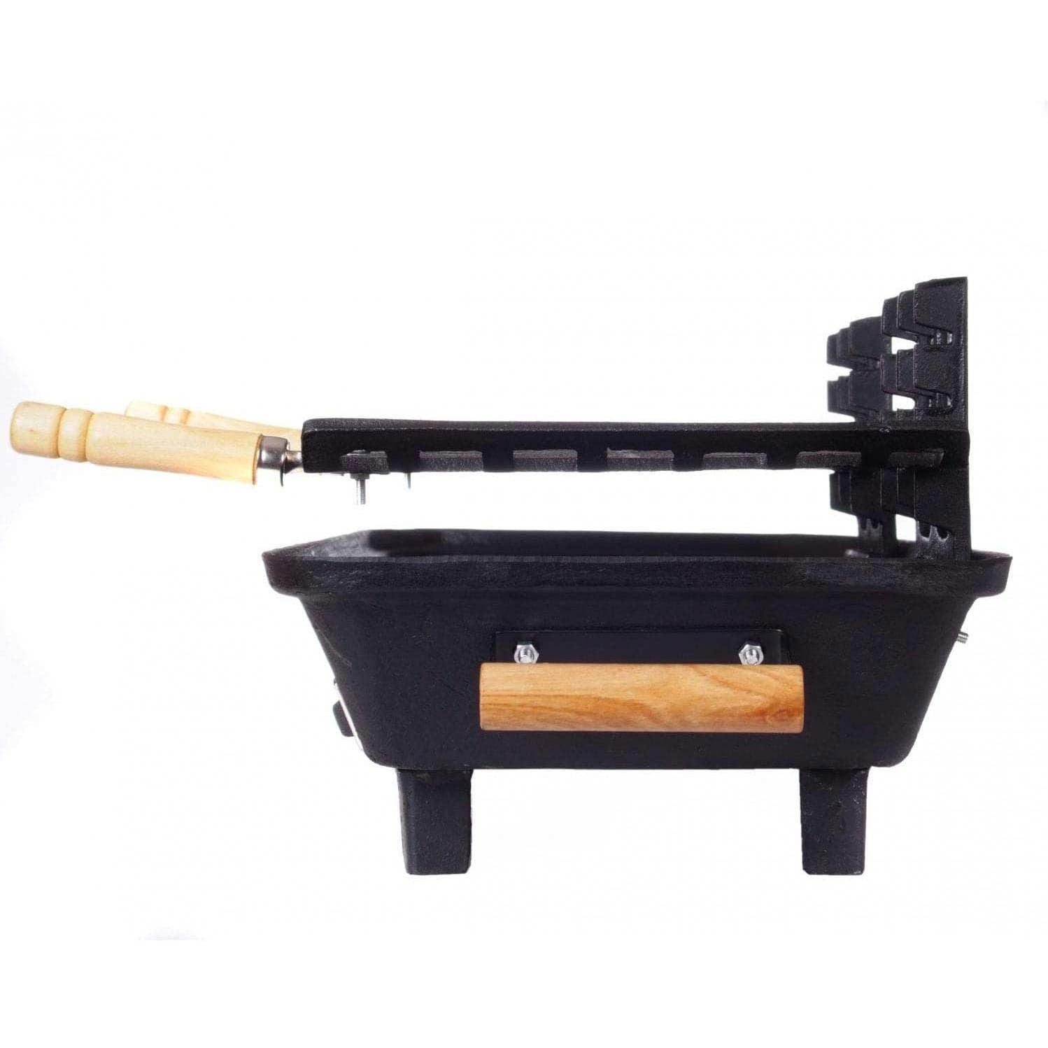 Allen Cast Iron Hibachi Tabletop Charcoal BBQ Grill