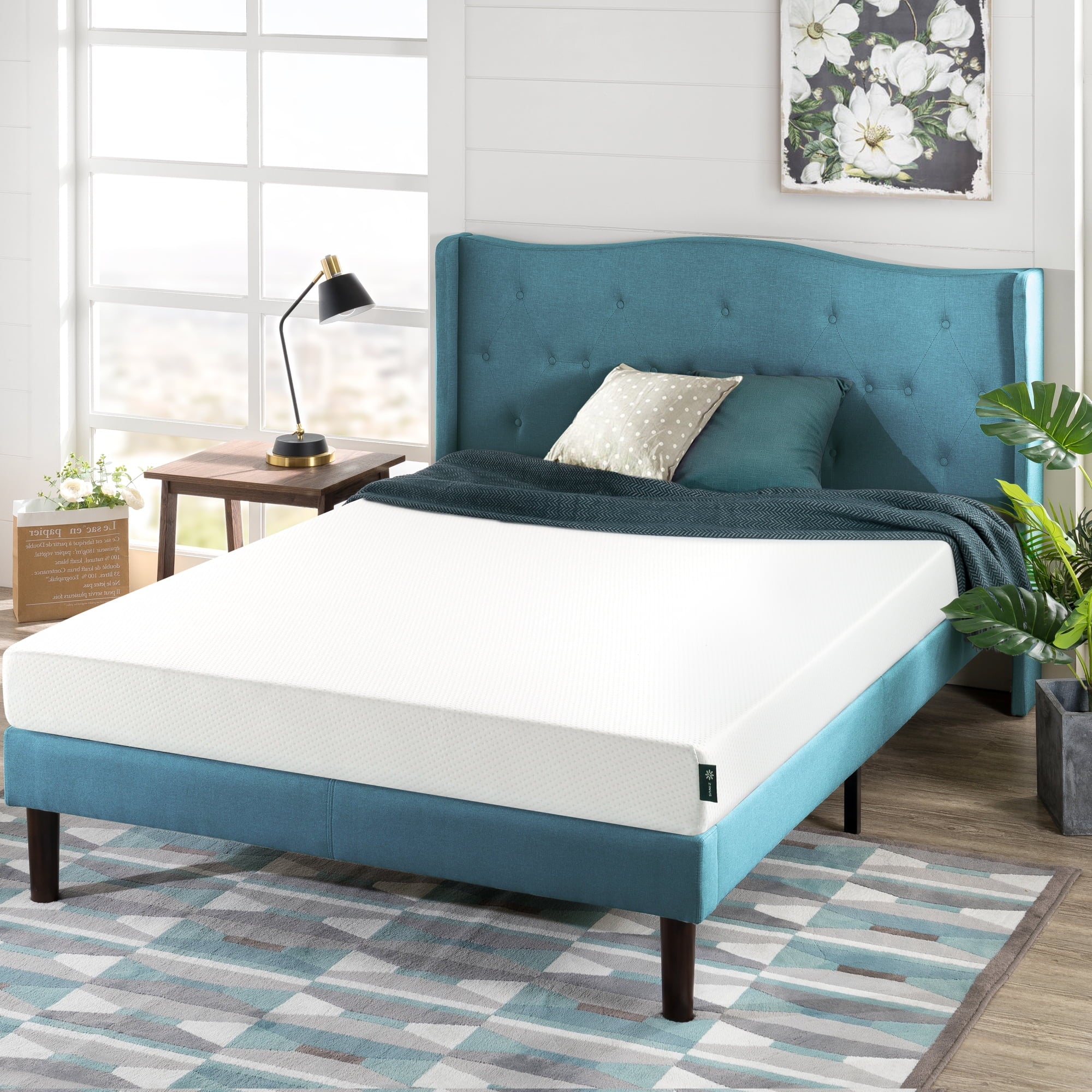 6�� Green Tea Memory Foam Mattress. Queen