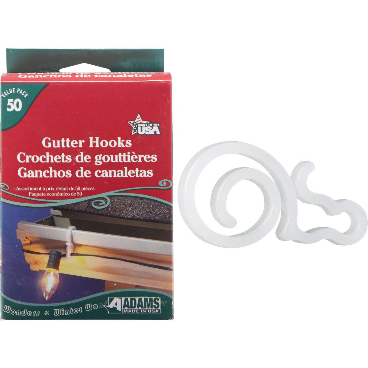 Adams 50 Gutter Hooks
