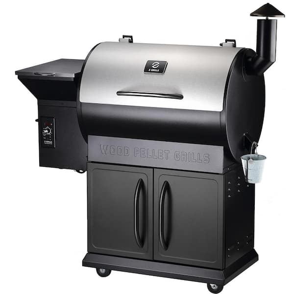 694 sq. in. Pellet Grill and Smoker. Stainless Steel