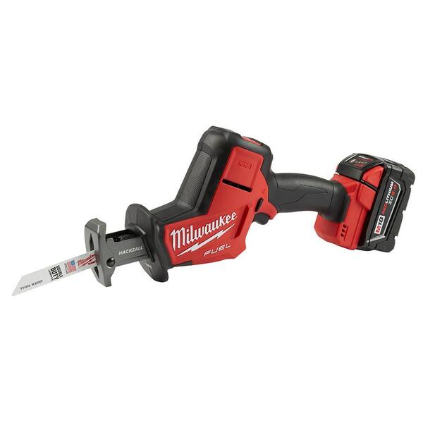 M18 FUEL 18V Lithium-Ion Brushless Cordless HACKZALL Reciprocating Saw Kit W/ M18 5.0Ah Battery
