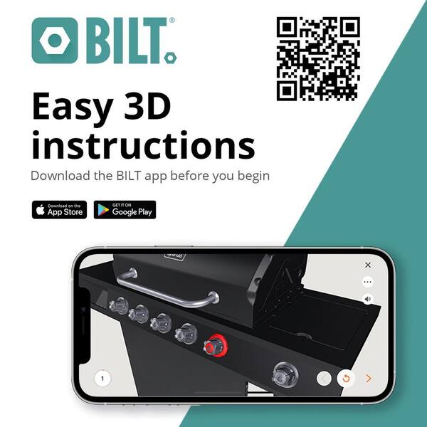 5-Burner Natural Gas Grill in Matte Black with TriVantage Multi-Functional Cooking System