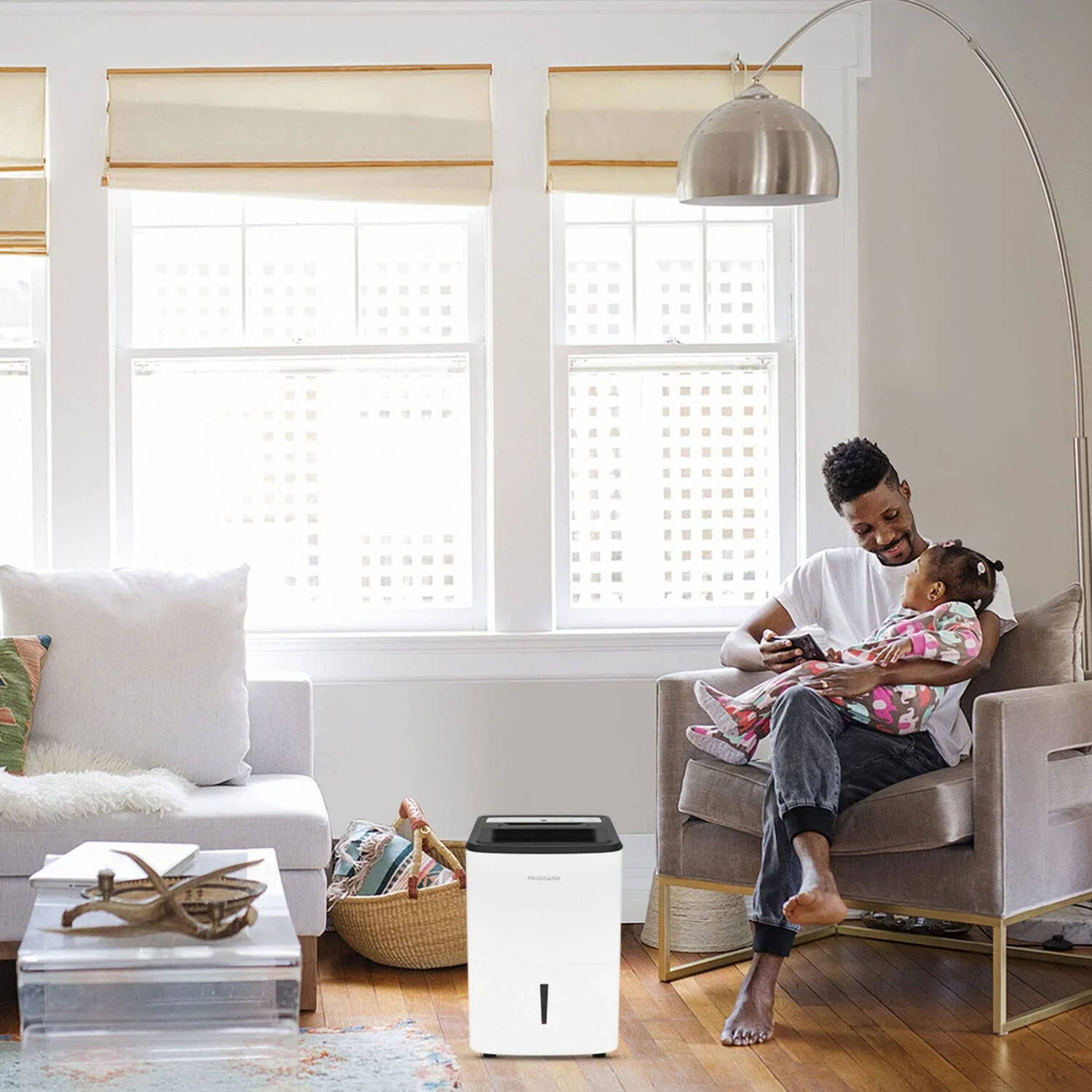 Frigidaire 50 Pint Dehumidifier with Pump. 4.500 Square Foot Coverage