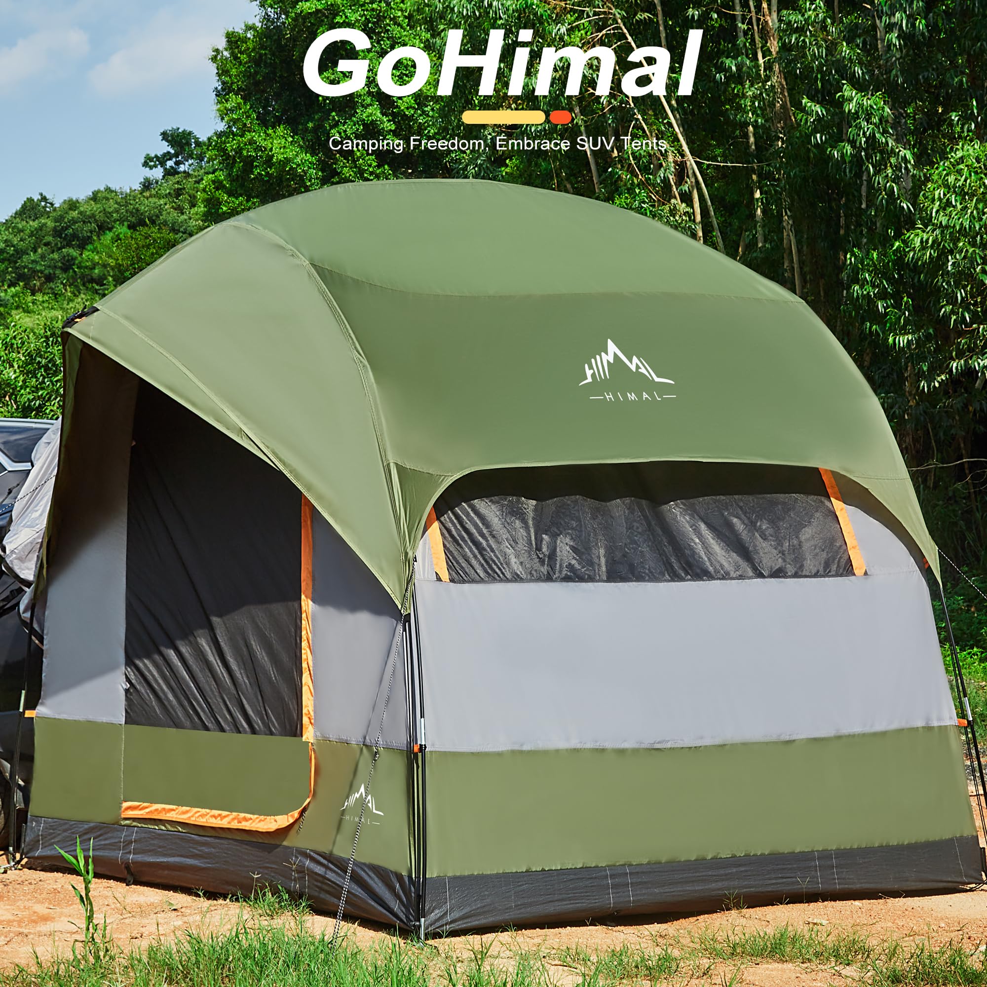 GoHimal Waterproof SUV Tent for Camping. 8FT L x 8FT W x 7.2FT H