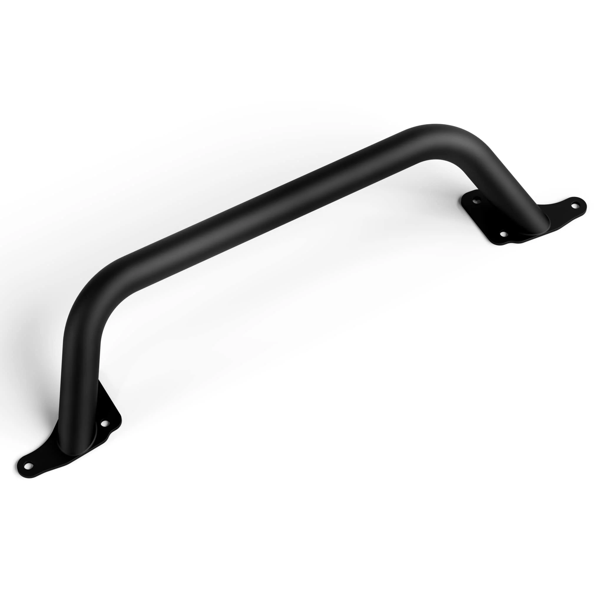 RockTrix Black Front Brush Guard. Steel Bar Grille Guard