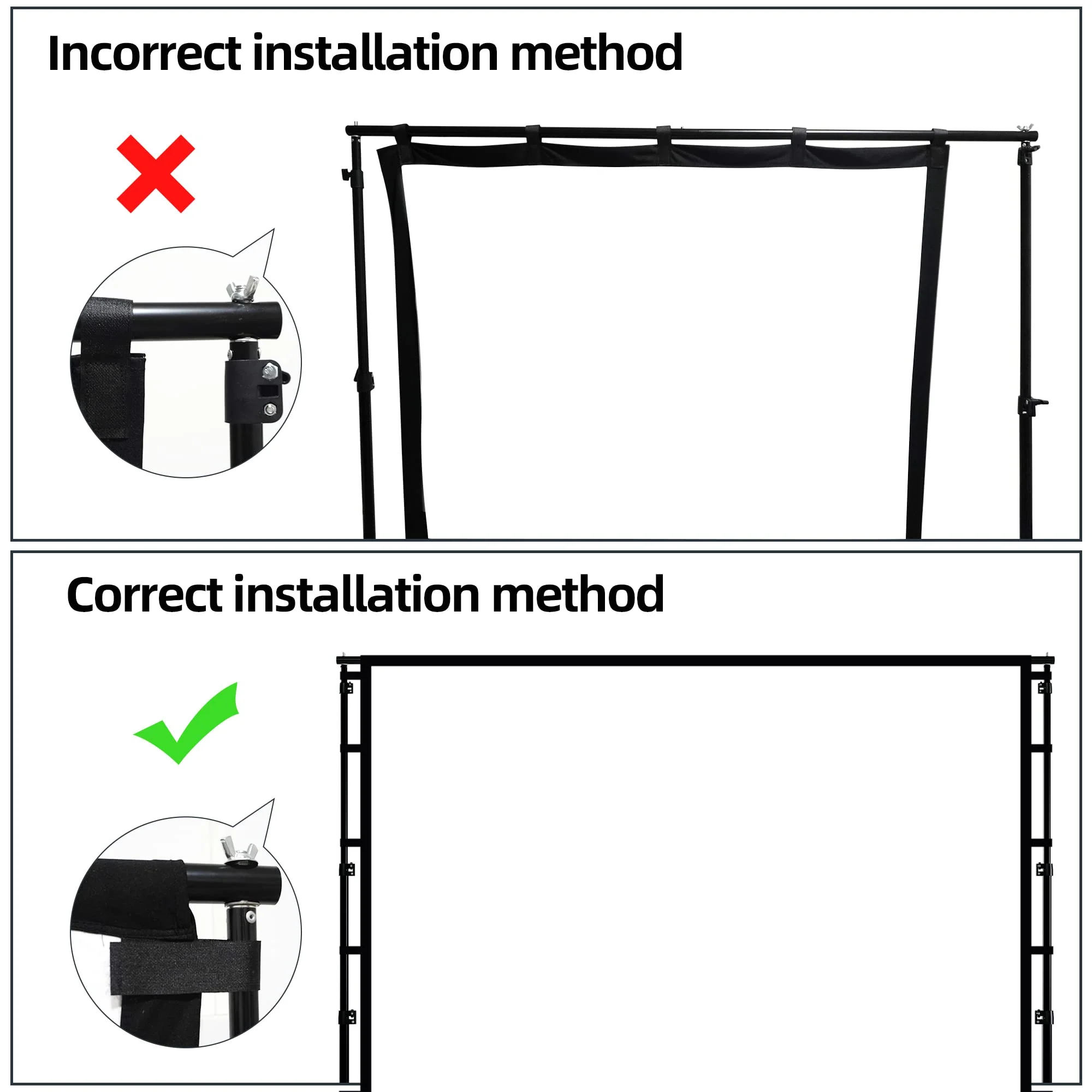 150 inch Large Indoor Movie Projection Screen