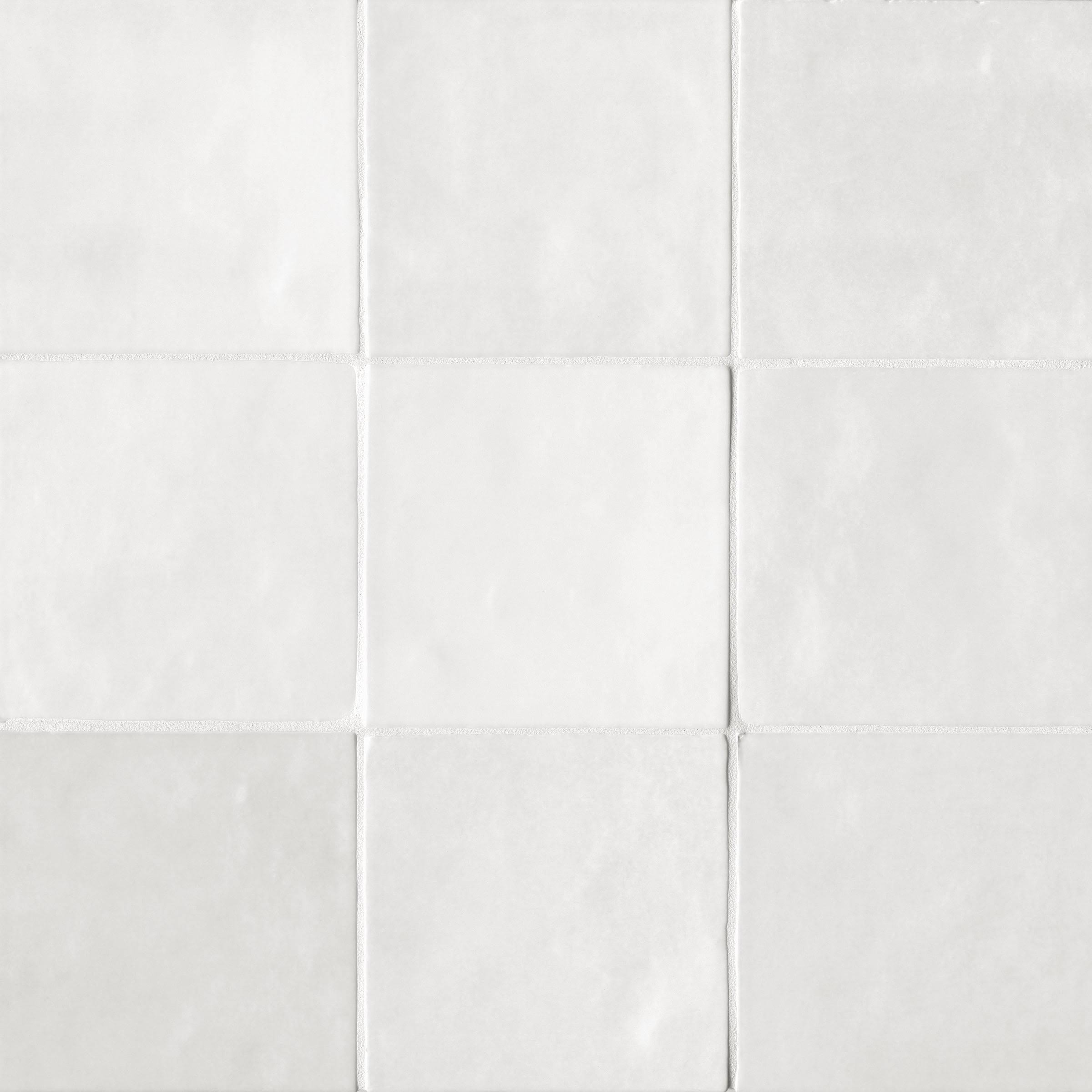 Bedrosians Cloe 5 inch x 5 inch Glossy Wall Tile in White