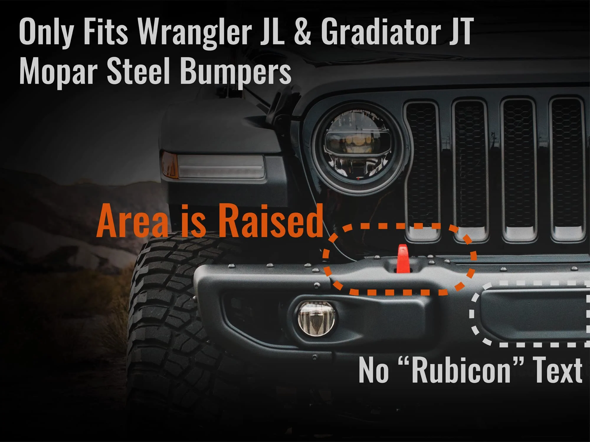 RockTrix Black Front Brush Guard. Steel Bar Grille Guard