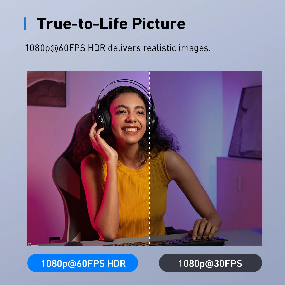 AnkerWork C310 Webcam. 4K Webcam. 12 Megapixel