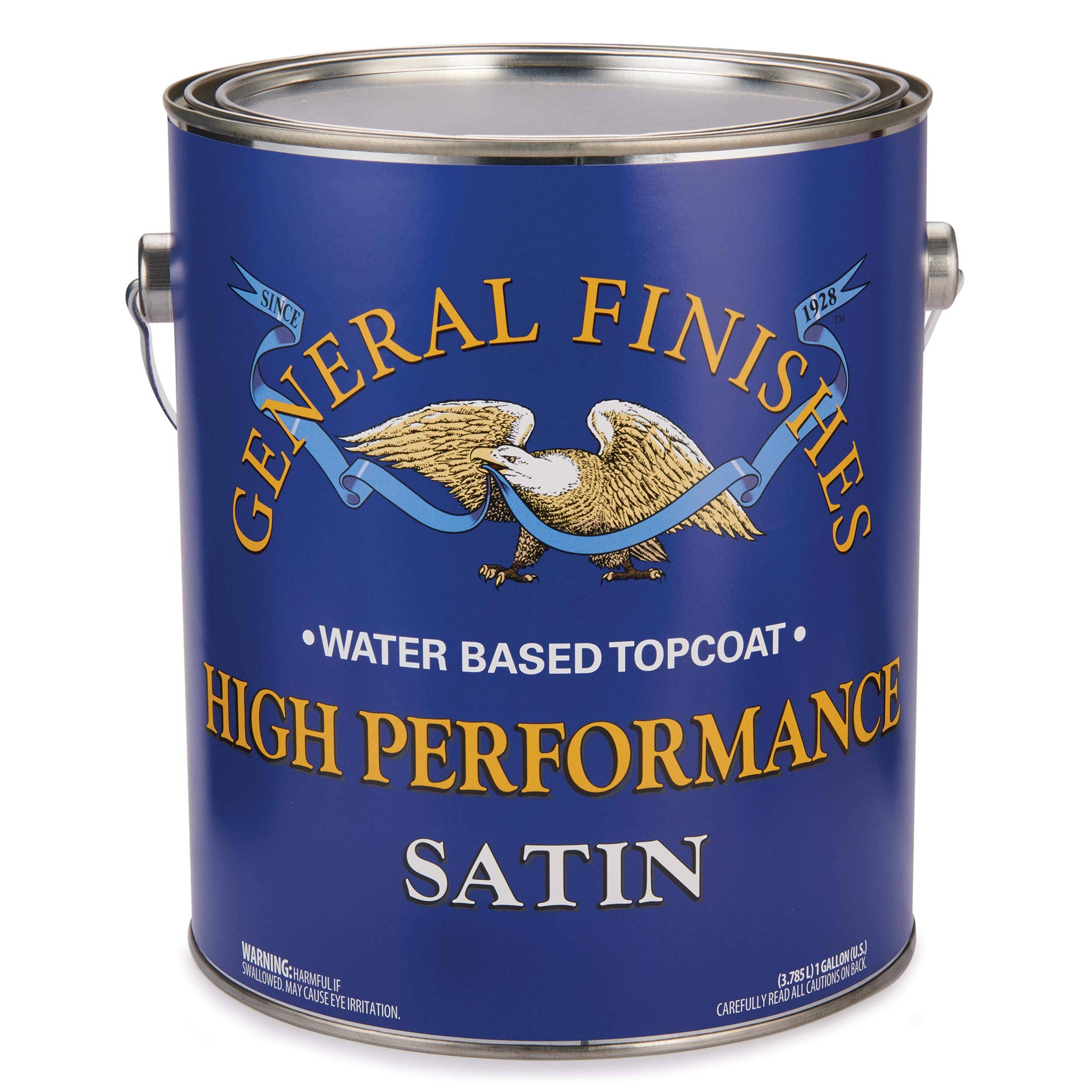 General Finishes High Performance Water Based Topcoat, Gallon / Satin