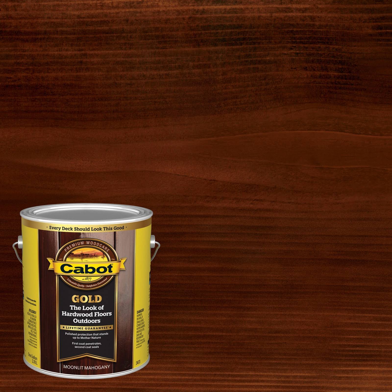 Cabot Gold Exterior Stain 1 gal., Moonlit Mahogany