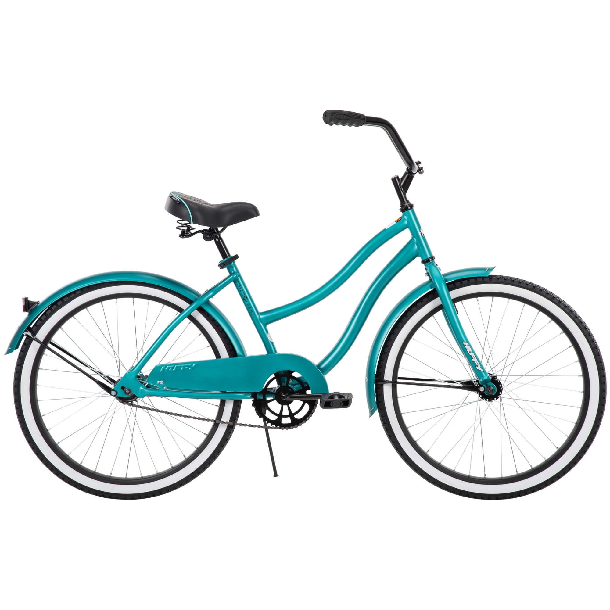 24�� Cranbrook Girls Beach Cruiser Bike for Women. Emerald Green