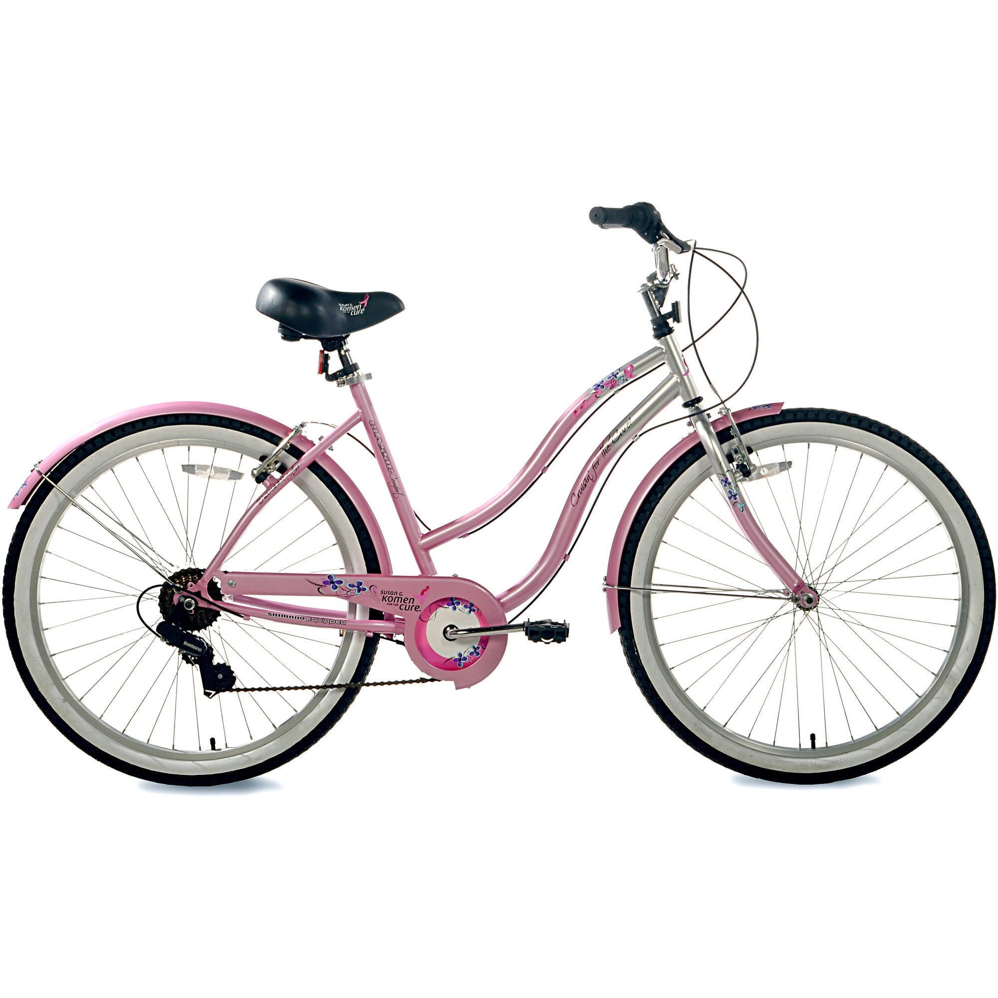 G Komen 26 Multi-Speed Cruiser Women's Bike. Pink