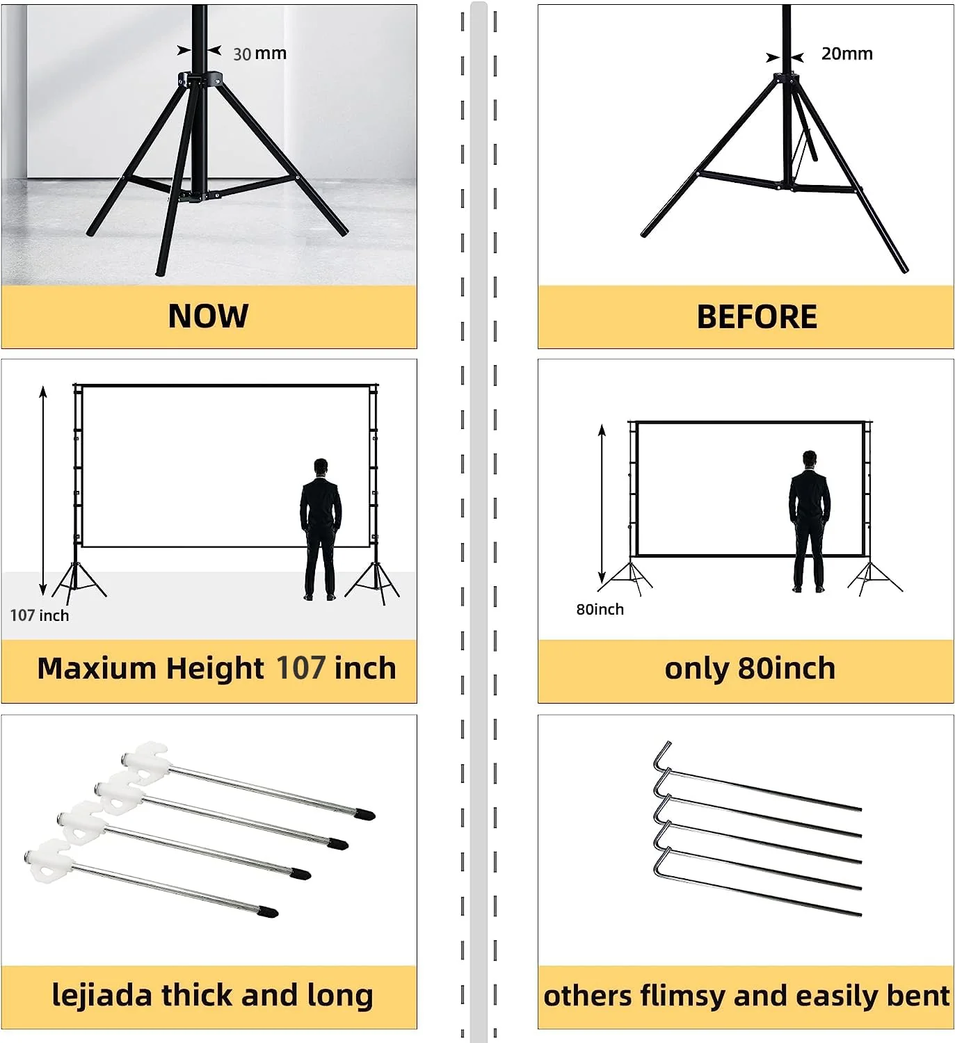 150 inch Large Indoor Movie Projection Screen