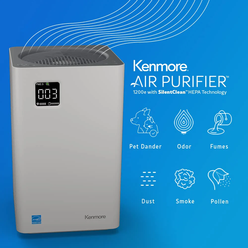 Kenmore PM2010 Air Purifiers with H13 True HEPA Filter
