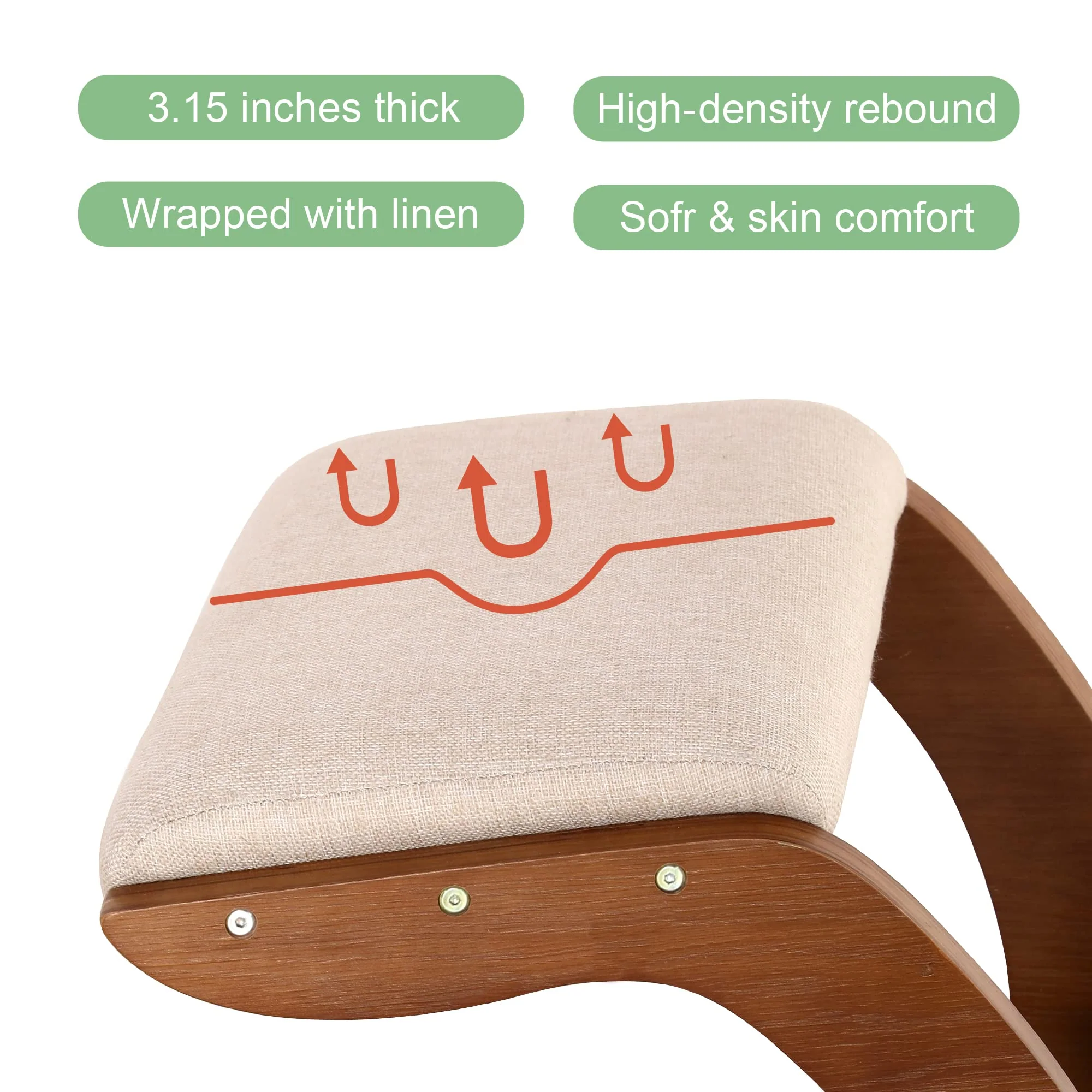 Predawn Ergonomic Kneeling Chair. Rocking Knee Chair