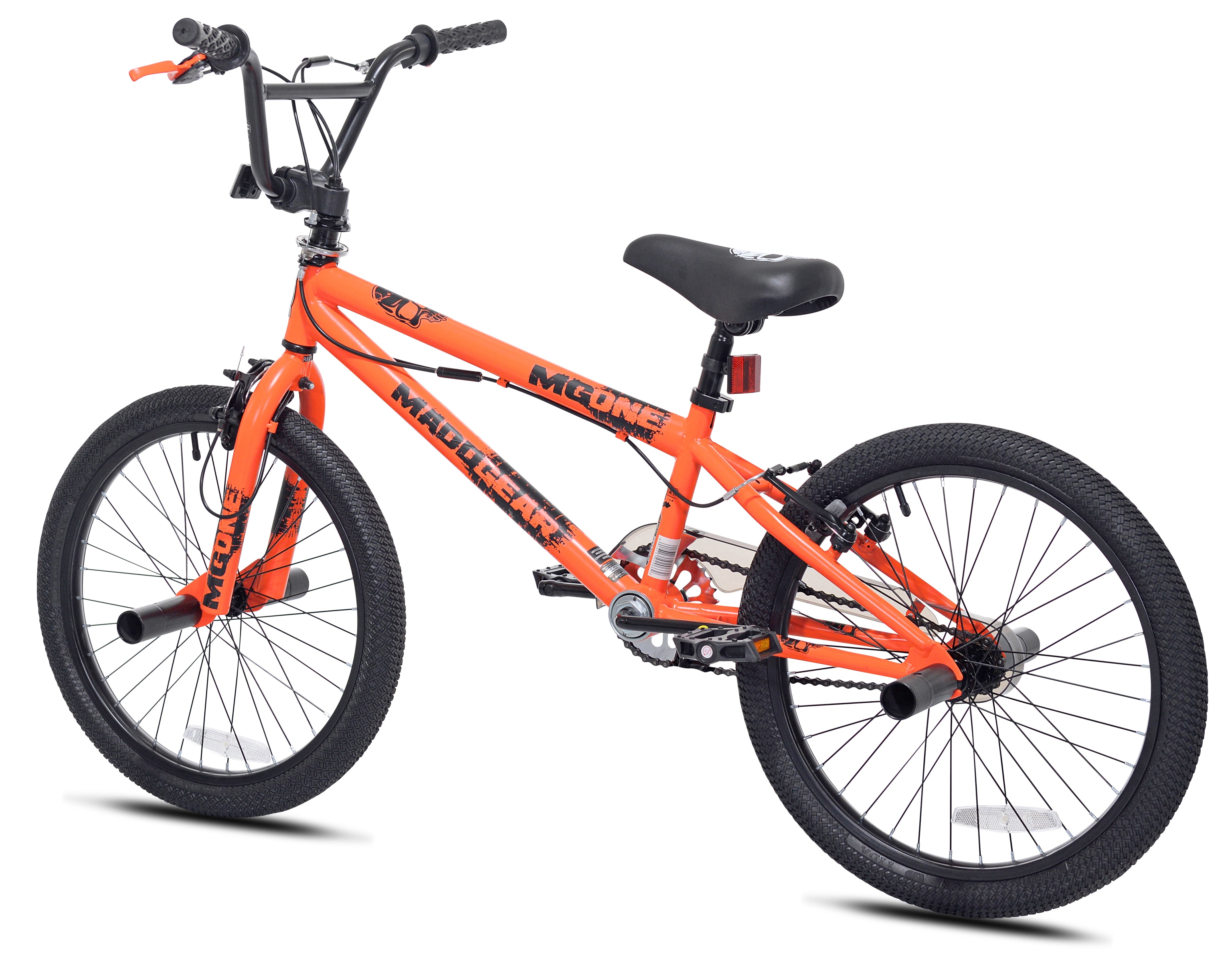 Bicycle Madd Gear 20-inch Boy's Freestyle BMX Bicycle Neon Orange