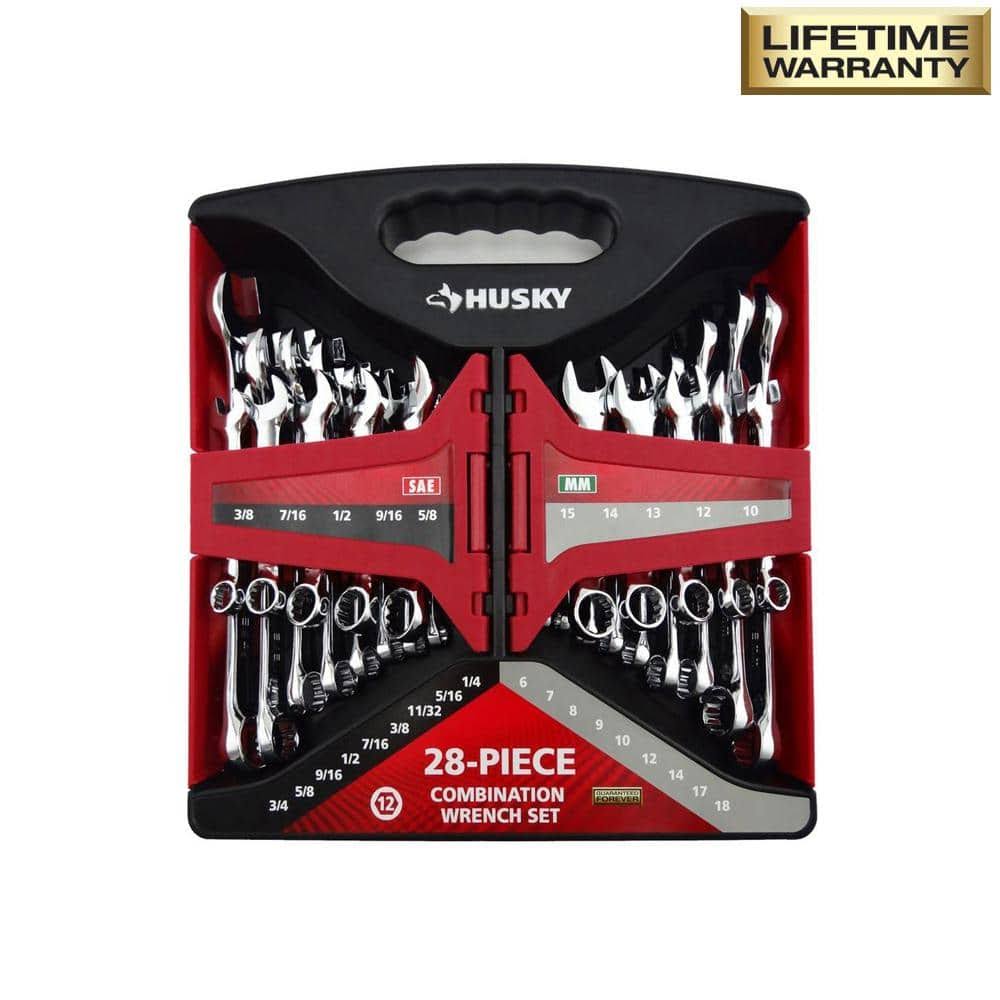 Husky Combination 28 Piece Wrench Set