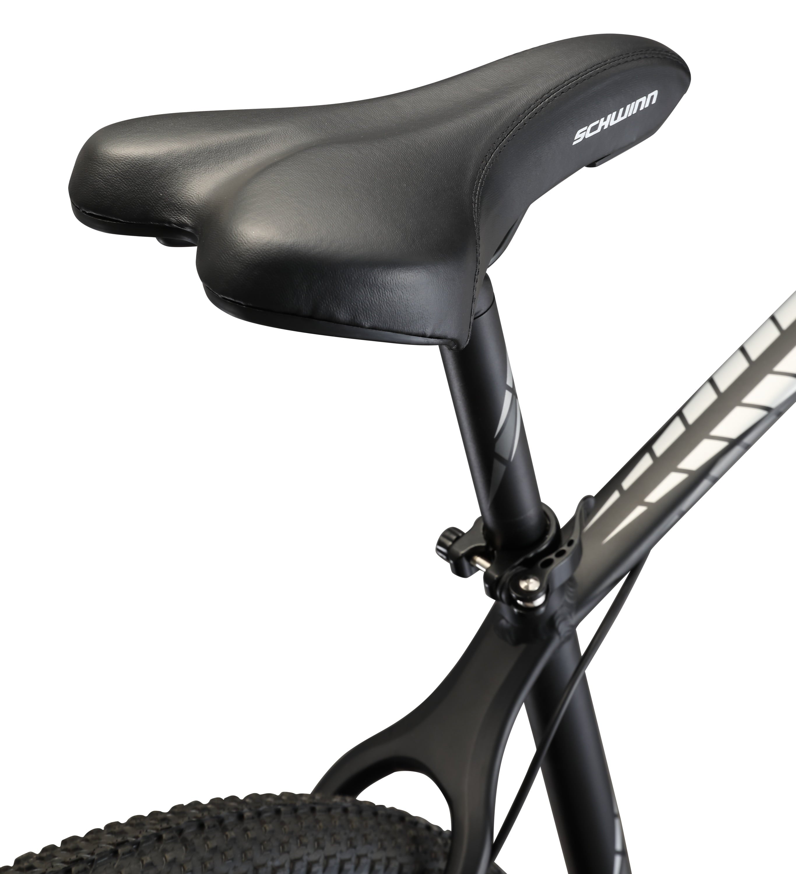 Taff Mountain Bike. 29-Inch Wheels. 8 Speeds. Black / White