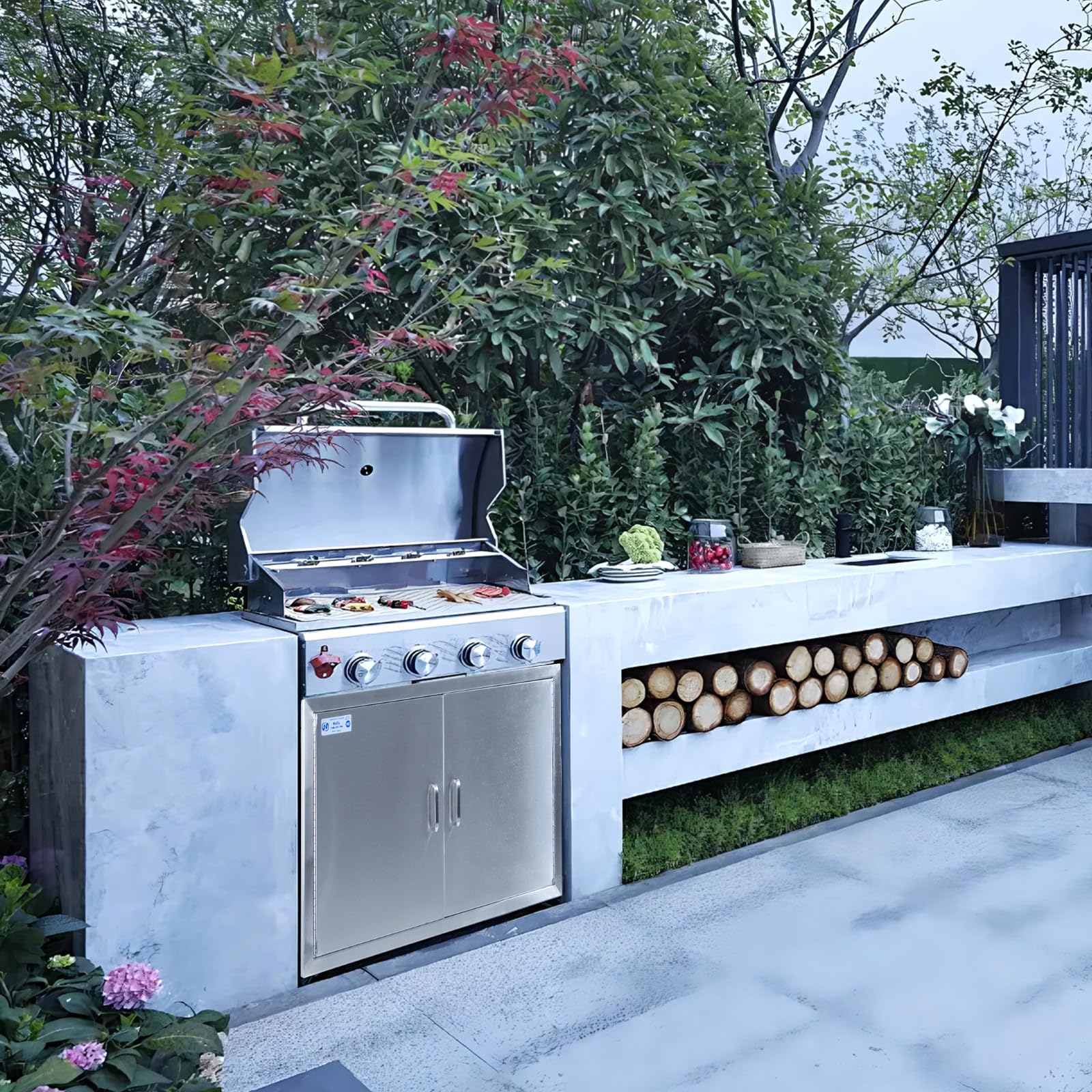 Hally BBQ Stainless Steel Access Door 36 W x 21 H