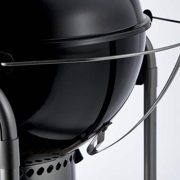 22 in. Performer Premium Charcoal Grill in Black with Built-In Thermometer and Digital Timer