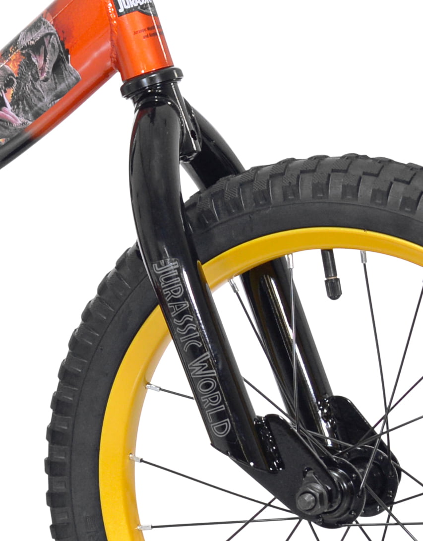 World? 16 Dino Battle Boys Bicycle. Black