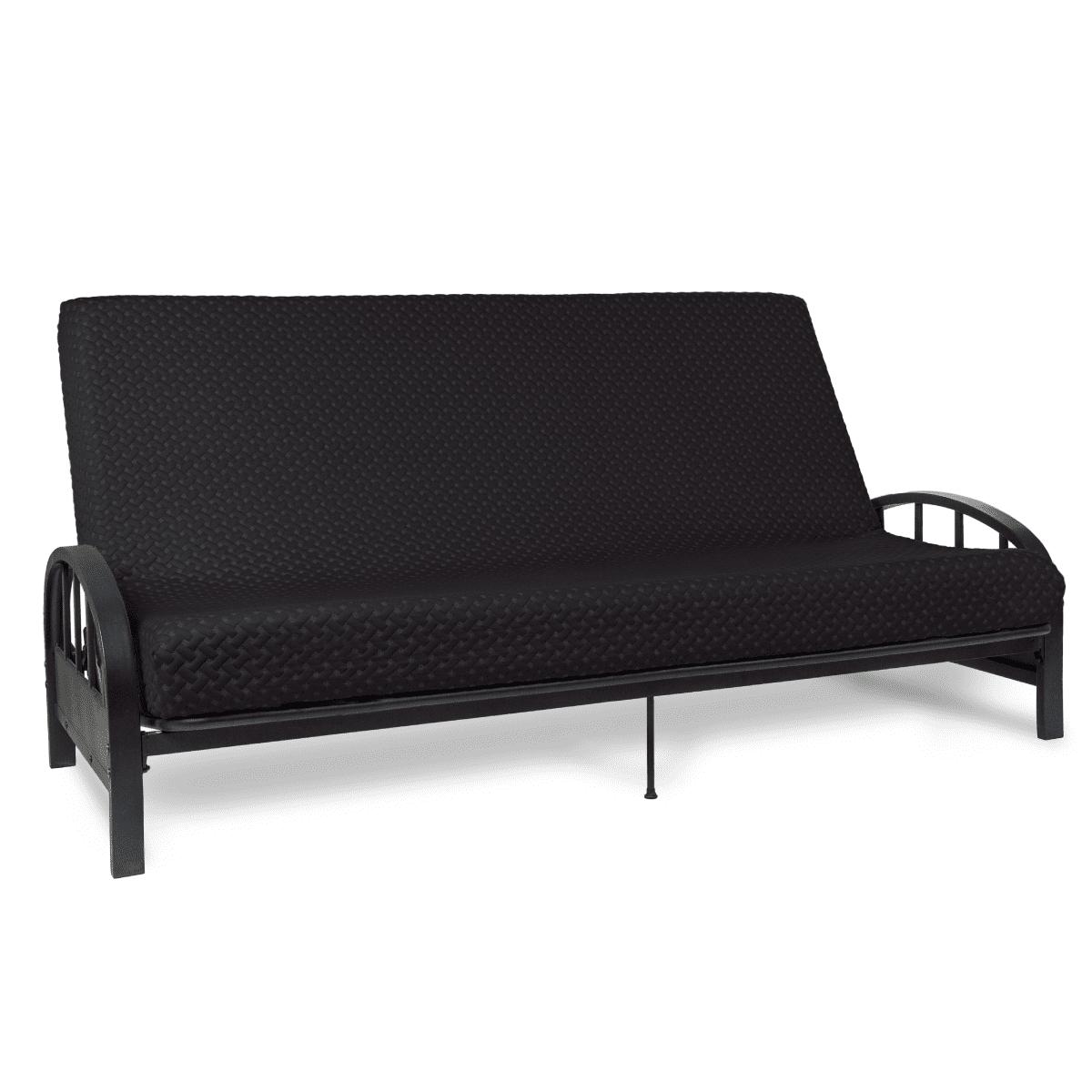 Memory Foam Futon Mattress Full Size (Frame Not Included. Black)