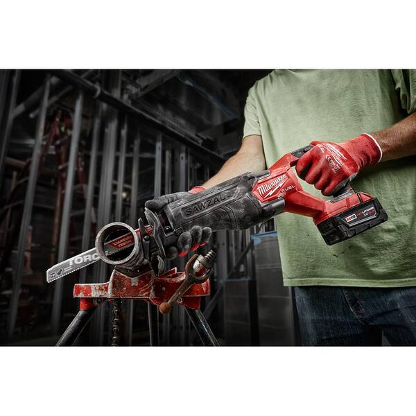 M18 FUEL 18V Lithium-Ion Brushless Cordless SAWZALL Reciprocating Saw Kit W/M18 FUEL 1/2 in. Hammer Drill
