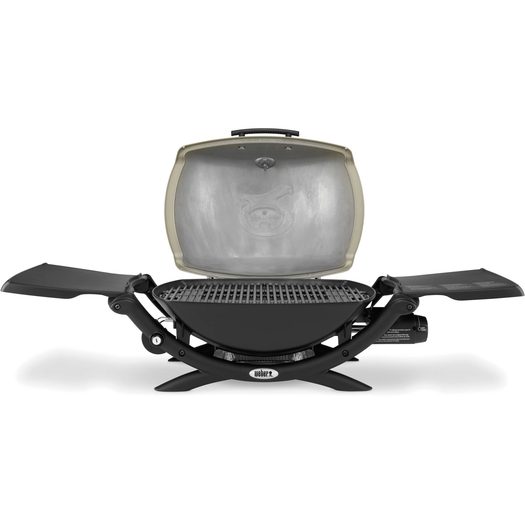 Q 2200 1-Burner Portable Gas Grill. Titanium