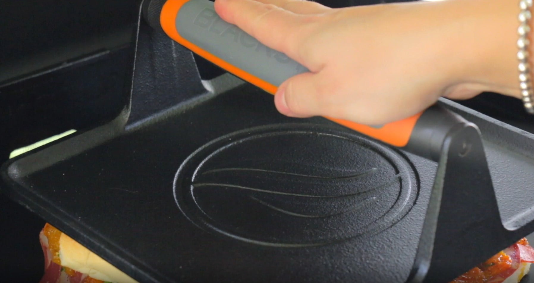 Cast Iron Griddle Press with Signature Handle