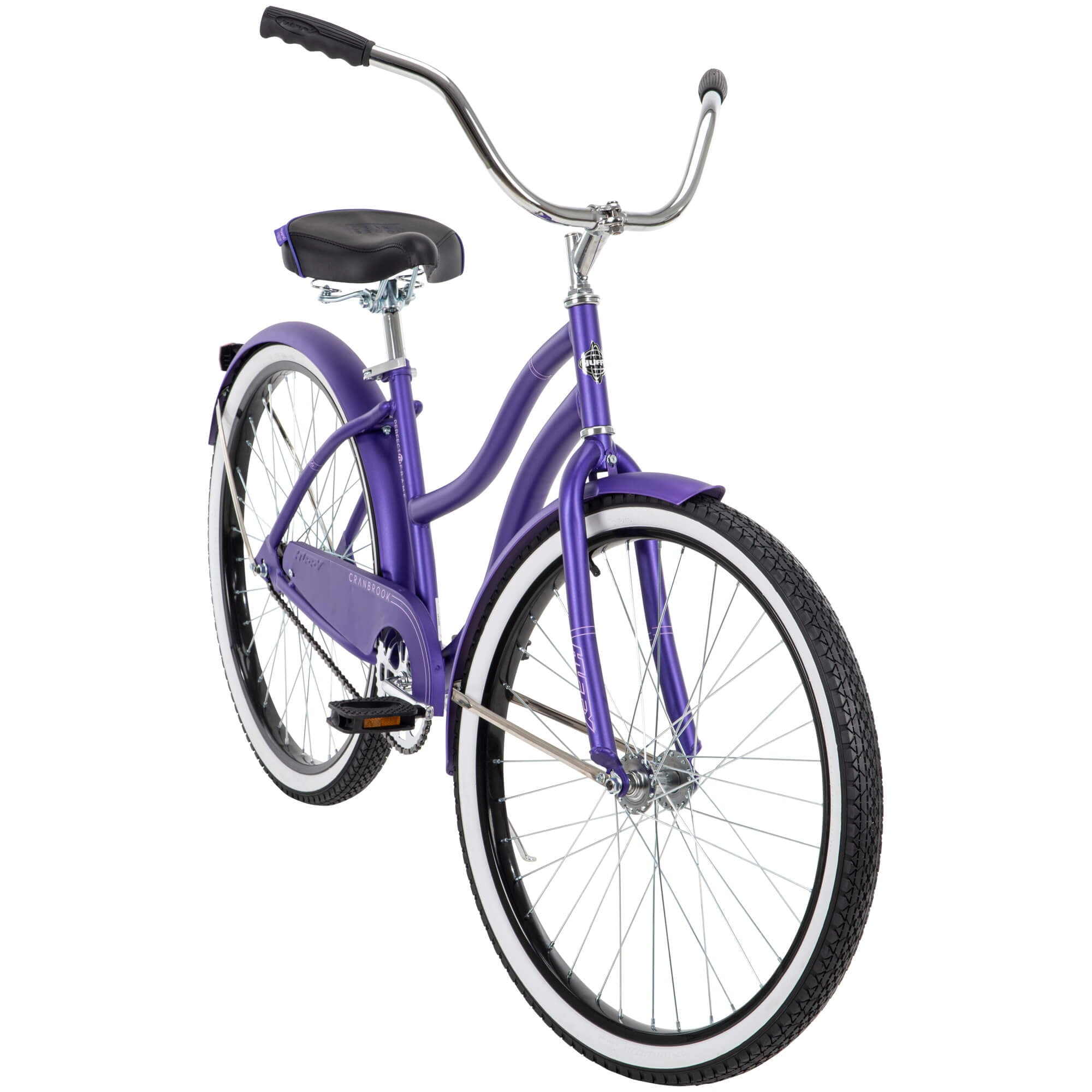26 Cranbrook Women's Beach Cruiser Bike. Purple