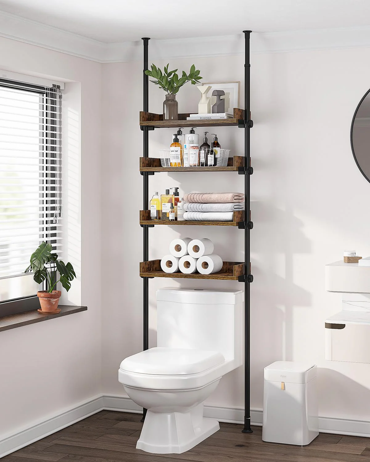 ALLZONE Bathroom Organizer. Over The Toilet Storage