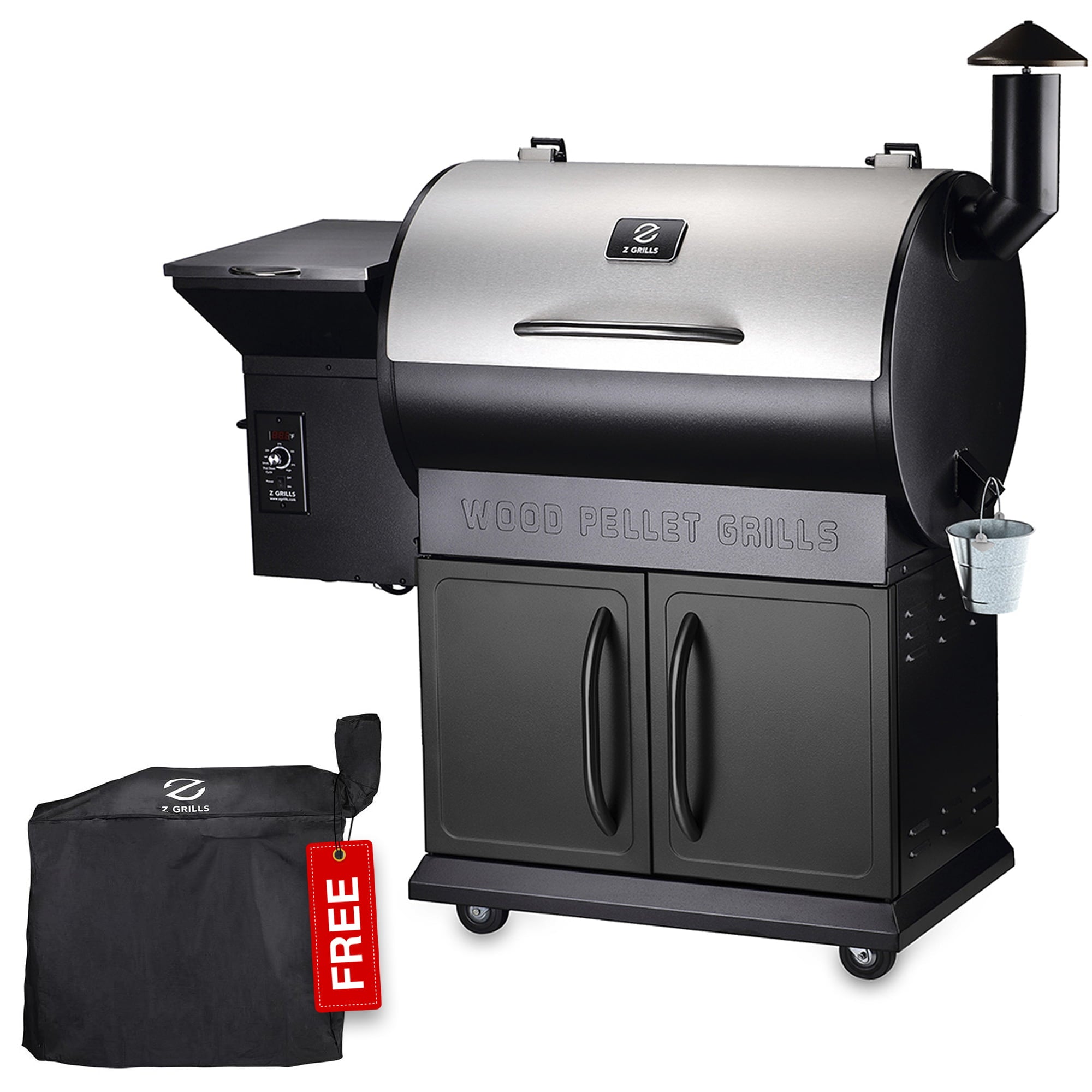 ZPG-700E 697 sq. in. Pellet Grill & Smoker Stainless Steel