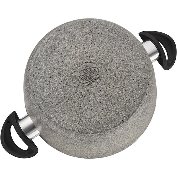 Parma 10-Piece Aluminum Ceramic Nonstick Cookware Set in Gray