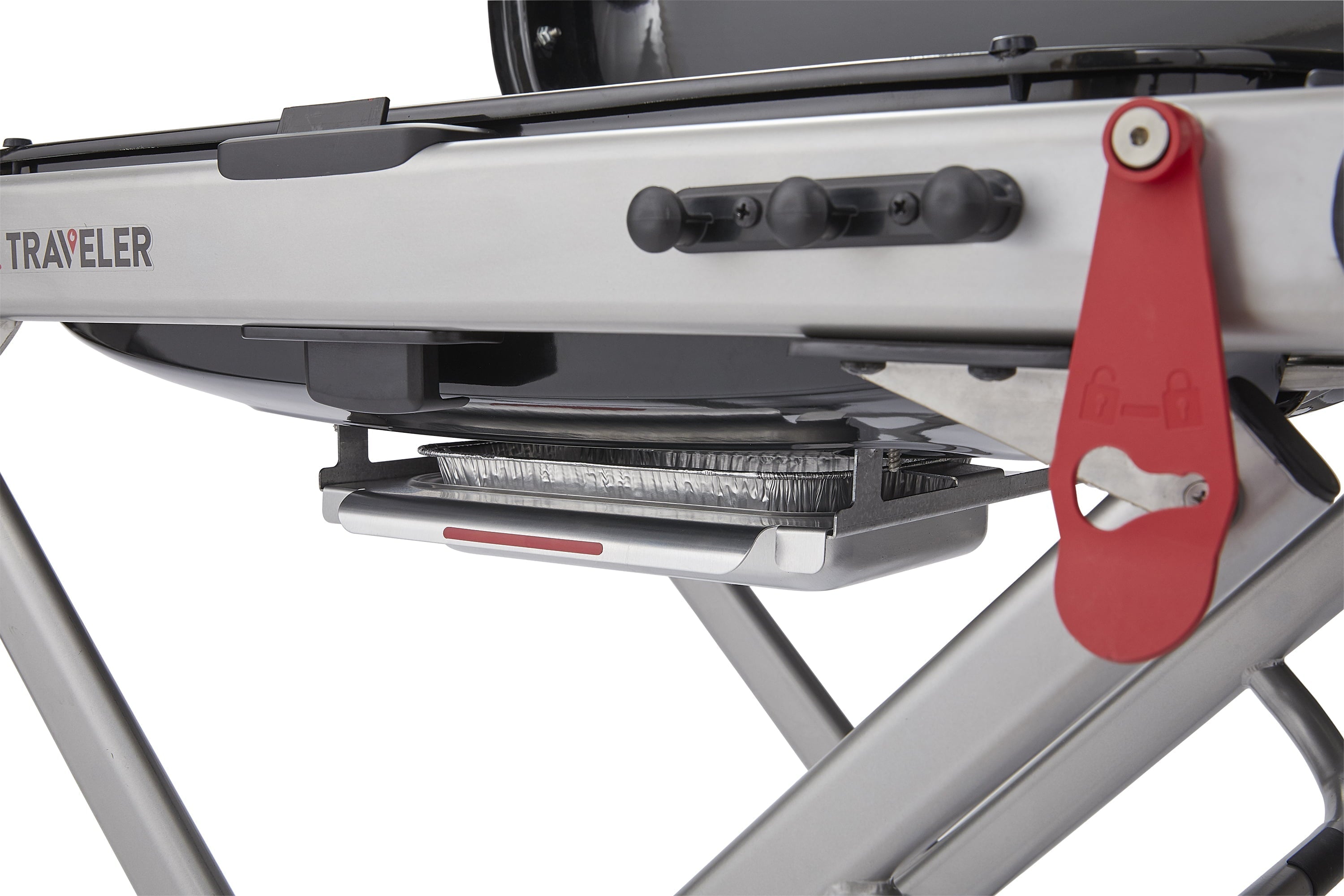 Traveler Portable Propane Gas Grill. Black