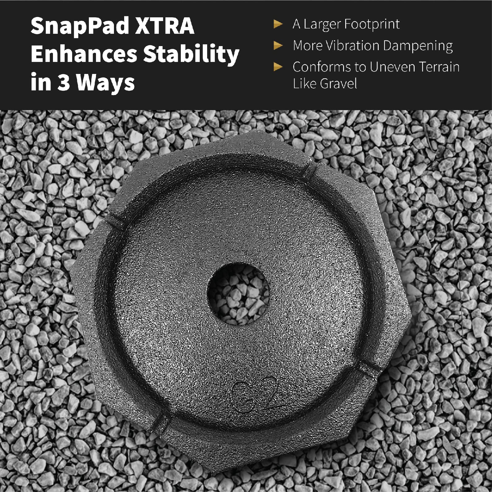 SnapPad Xtra 9 RV Round Leveling Jack Pads 6-Pack
