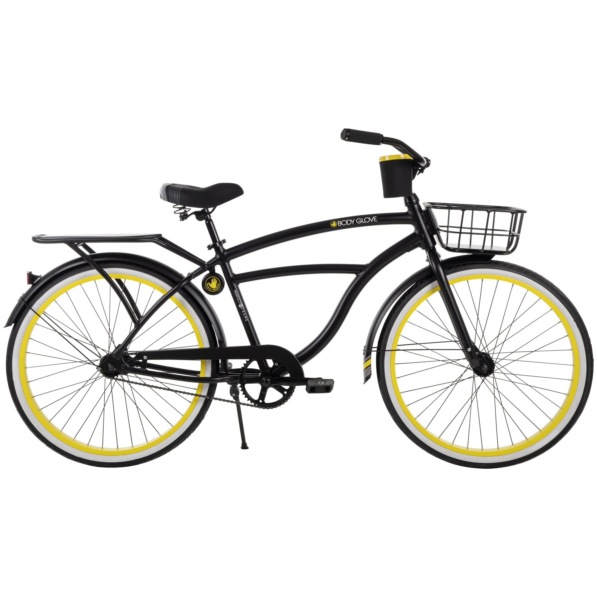 Glove 26 inch Mens Beach Cruiser Bike. Black. by Huffy